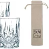 Spiegelau & Nachtmann, 4-teiliges Whisky/Longdrink-Set, Noblesse, 89207 + 4er Set EKM Living Edelstahl Strohhalme (Silber) -Pokalserie 5201273726207f7ef08d114ace8c118e
