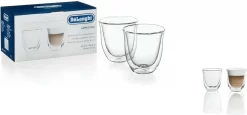 De'Longhi DeLonghi Cappuccino 2er Doppelwandiges Thermoglas -Pokalserie 53124b3cac0f7e89ee8b091e3ee6463b