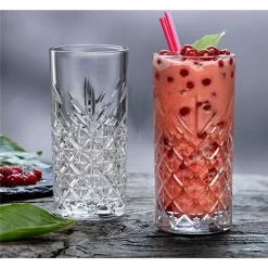 Pasabahce Timeless 520205 Longdrink Glas Wassergläser Kristall Design 4´er Set Transparent 365 Ml -Pokalserie 54c6717cf28ca1c13dcf3b9e457c65ca