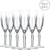 RCR Kristall Orchestra Cut Glas Champagner-Flöten-Gläser Set - 200ml - Packung Mit 6