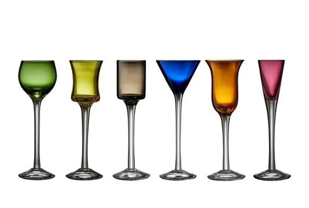 Lyngby Likörgläser 2,5 Cl Bis 4 Cl 6er Set Bunt 3 Lyngby Likörgläser 2,5 Cl Bis 4 Cl 6er Set Bunt