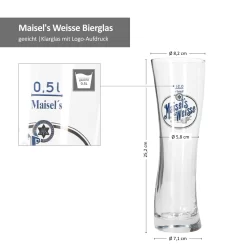 Van Well 6x Maisel’s Weisse Weizenbiergläser 0,5L Geeicht Hefe Weißbierglas Beer -Pokalserie 57c67558a47be19bc3486d5fcee54d18
