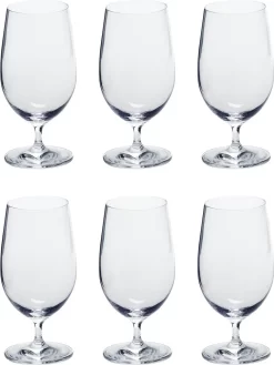 LEONARDO 061451 Ciao+ Biertulpe, Glas, 410ml, H 16cm, Klar (6 Stück)