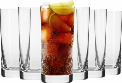 KROSNO Blended Longdrinkgläser, 6er-Set, 350 Ml