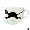 Tazza Luminarc Mistigri Grande Trasparente Gatto Vetro (500 Ml) (6 Unità) -Pokalserie 589956b602a769c2d4ec9c4ae603a466