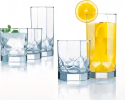 Trinkgläser 6 Stück Hoch Octime Diamond 310 Ml LUMINARC -Pokalserie 5ba8895bb7d94449bc55f60150479574