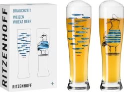 Brauchzeit Weizenbierglas-Set #13, #14 Von Daniela Garreton