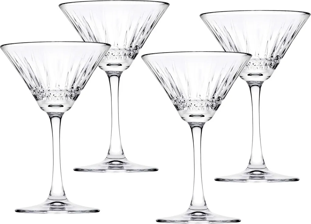 Pasabahce Martini Glas Elysia 22cl - 4 Stück - Cocktailglas 3 Pasabahce Martini Glas Elysia 22cl - 4 Stück - Cocktailglas