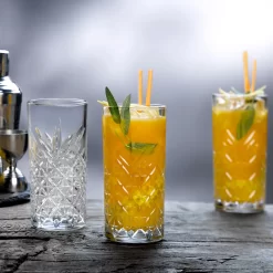 Pasabahce Timeless 520205 Longdrink Glas Wassergläser Kristall Design 4´er Set Transparent 365 Ml -Pokalserie 5f83ee33b401c706dddc5413ed80a8ca