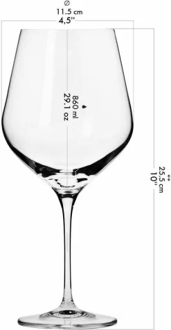 KROSNO Splendour Große Burgunder Rot-Weingläser, 6er-Set, 860 Ml -Pokalserie 5f92fd7099d7568ea4764b9ef1ccd07c