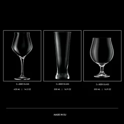 KROSNO Brewery Biergläser Bierkenner Set, 6er-Set, 420ml, 500 Ml 30 KROSNO Brewery Biergläser Bierkenner Set, 6er-Set, 420ml, 500 Ml -Pokalserie 61293e035fc748dae937b3ccad0fea98