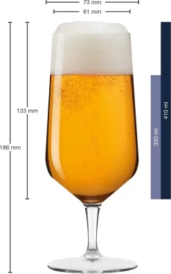 LEONARDO 069541 Puccini Bierglas 410 Ml, Teqton-Glas (6 Stück) 12 LEONARDO 069541 Puccini Bierglas 410 Ml, Teqton-Glas (6 Stück) -Pokalserie 6164c19fee3ca4fd9d0eb6245512c25c