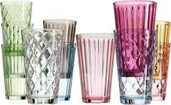 Ritzenhoff & Breker Longdrinkglas "LAWE" 400 Ml Rosa 6 Stück -Pokalserie 6299baf920f2a70b28593aa51ab03fd9