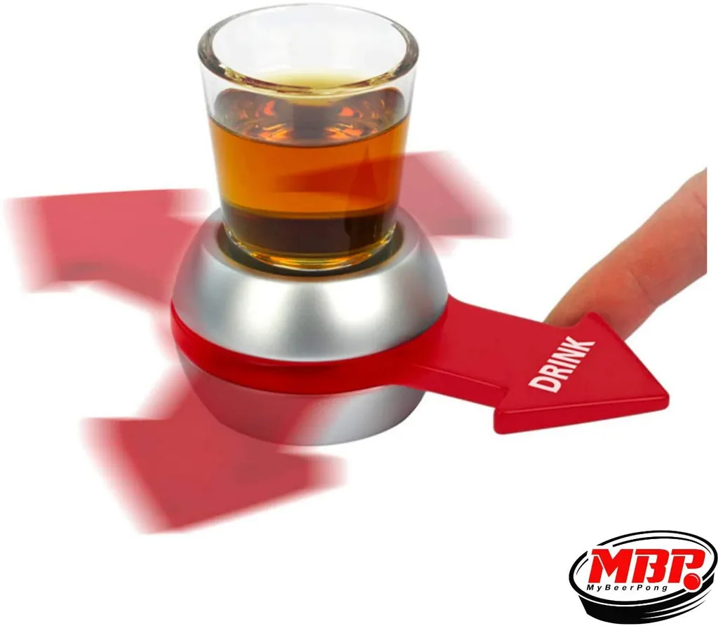Shot Glas Spinner | Party-Spiel | Trinkspiel | Einschenken, Drehen, Trinken. Inklusive Shotglas Und Drehmechanismus 4 Shot Glas Spinner | Party-Spiel | Trinkspiel | Einschenken, Drehen, Trinken. Inklusive Shotglas Und Drehmechanismus – Bild 2