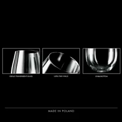 KROSNO Harmony Große Weißweingläser Ohne Stiel, 6er-Set, 500 Ml -Pokalserie 646662033ad4f67cdc1269252dd870b6