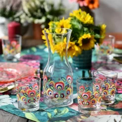 KROSNO Folk Bunt Wassergläser, 6er-Set, 250 Ml -Pokalserie 6b39997f9ba397ca4aa5ad5430404539