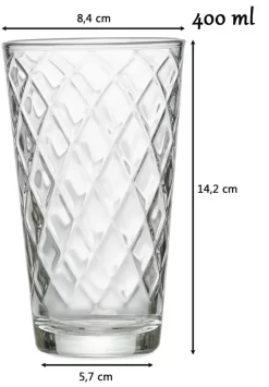 Ritzenhoff & Breker Longdrinkgläser Wela Transparent 400 Ml - 6 Stück -Pokalserie 6e869b6353281af4ae70589d1767d802