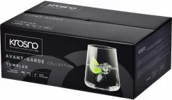 KROSNO Avant-Garde Wassergläser, 6er-Set, 380 Ml -Pokalserie 6ec3f9aac4b3ab0297405cc92dd82554