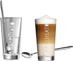 Flirt By R & B Latte-Macchiato-Glas "Lena" Spülmaschinenfest Mit Löffel 2 Stück -Pokalserie 6ecbaa2935166e666adcbb2dc461e1f7