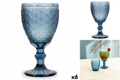 Weinglas Bidasoa Blau 300 Ml Pack 6x -Pokalserie 72960dc6f732bc4c95243cdc395a01ce