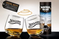 Wackelglas SEEGANG, 2er Set, 200ml, In Geschenkbox
