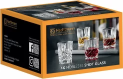 Nachtmann 100694 Noblesse Stamper Kristallglas, 55 Ml, H: 6,1 Cm, ø 5 Cm, Klar (4er Pack) -Pokalserie 74f411769e6279f3793479c43abd2128