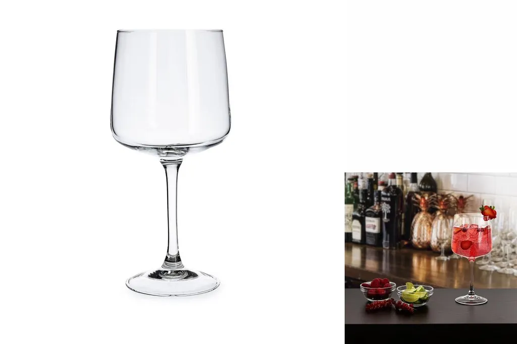 Gin Tonic-Gläsersatz 6 Stück Durchsichtig Glas 660 Ml 3 Gin Tonic-Gläsersatz 6 Stück Durchsichtig Glas 660 Ml