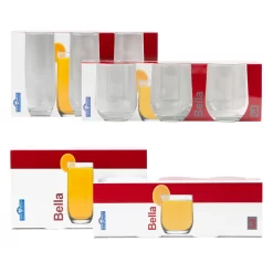 12tlg Gläserset Bella 6x Wasser Trink-Becher 6x Long-Drink Partygläser 310ml Tumbler Glas Gastro 17 12tlg Gläserset Bella 6x Wasser Trink-Becher 6x Long-Drink Partygläser 310ml Tumbler Glas Gastro -Pokalserie 79b789bab6b3b93f1a00d29d68290dfb