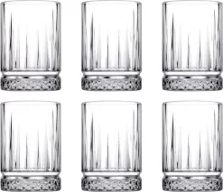 Pasabahce 6er Set ELYSIA 520242 Espressoglas Mini-Wassergläser 60 Ml Trinkglas Cocktailglas