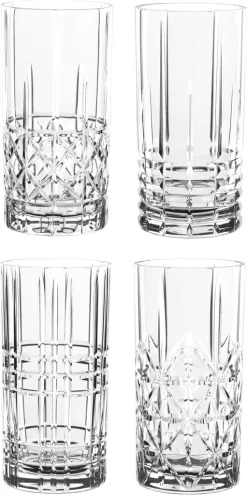 Nachtmann 0097784-0 Longdrinkbecher 'Highland' Kristallglas, 375 Ml, H: 15,1 Cm, ø 7,7 Cm, Transparent, 4-teilig (1 Set) -Pokalserie 7a9602d5cbd75a92c503e95b037d08fc