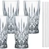 Nachtmann Latte Macchiato Set/4 + 4 Glastrinkhalme 7604/8tlg. Noblesse 104671 -Pokalserie 7e166f4e1117913e41da4522d464fdf4