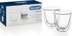 De'Longhi DeLonghi Cappuccino 2er Doppelwandiges Thermoglas -Pokalserie 803b3603aedffd39ddee1ebbc02668a9