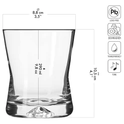 KROSNO X-Line Whiskygläser, 6er-Set, 290 Ml -Pokalserie 845ef39a4f2466bf628cd564752a1300