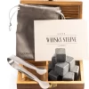 GOURMEO 9 Whisky Steine Im Set In Der Holzbox Aus Natürlichem Basalt -Pokalserie 86b665597ff8eee5eba66d7ec353d63b