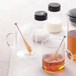 LEONARDO 030537 Novo Teeglas Mit Henkel, Borosilikatglas, 570 Ml, 10,3 Cm, Klar (6er Pack) -Pokalserie 875c6b4e0468266f3ef9570bbd0bec4a