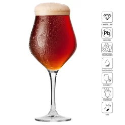 KROSNO Avant-Garde Bier-Tulpen Bier-Gläser, 6er-Set, 420 Ml -Pokalserie 89ea0630b9ae8fc0317306ce095a3832