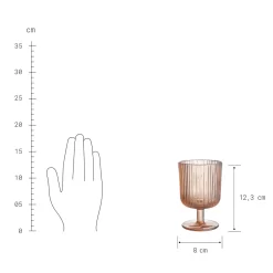 BUTLERS CHELSEA 6x Weingläser Mit Rillen 250ml -Pokalserie 8bc3d41bd3b7d46f9451301ce68e4295