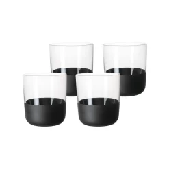 Villeroy & Boch Manufacture Rock Whiskybecher Glas Set 4-tlg. 250 Ml -Pokalserie 8ed15ae6975872dd441064b49e98993a