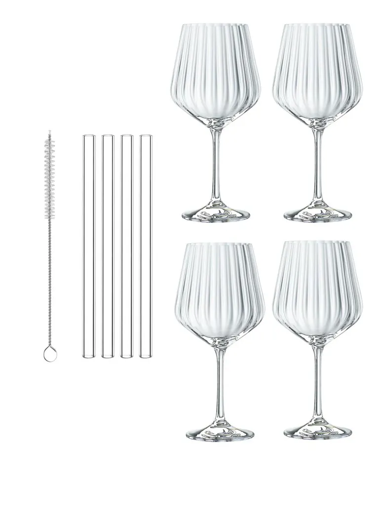 Nachtmann Gin&Tonic + 4 Glastrinkhalme 7574/8tlg. Tastes Good 103143 9 Nachtmann Gin&Tonic + 4 Glastrinkhalme 7574/8tlg. Tastes Good 103143 – Bild 7