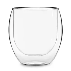 DUOS 6X 410ml Jumbo Doppelwandige Thermo-Gläser + 6X Edelstahl-LÖFFEL, Für Latte Macchiato, Cocktails, Vorspeisen By Feelino -Pokalserie 930b2ce75be5ab1874eaac19261c5750