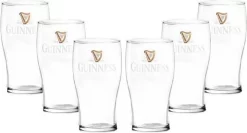 Guinness Gläser Set - 6X 0,3L