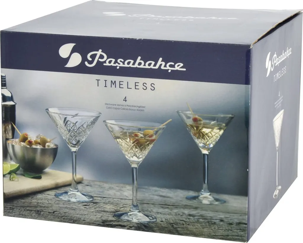 Pasabahce Martiniglas Timeless 23cl - 4 Stück 10 Pasabahce Martiniglas Timeless 23cl - 4 Stück – Bild 8