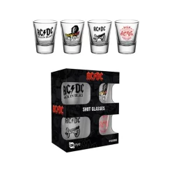 Schnapsgläser 4er Set AC/DC Mix