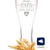 Leonardo Weizenglas Mit Gravur - Bester Papa Der Welt - Geschenk Für Papa Ideal Als Vatertagsgeschenk 0,5l Bierglas Weiz -Pokalserie 9ca36a26669bc39c1fcf5a4a531e58b5