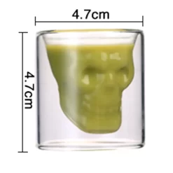 Skull-in-glass Winkee 4 Schnapsgläser Shot Glas Totenkopf Schädel 25ml Partyglas Weingläser -Pokalserie a2b5d8b81a550367832f2d59a054c935
