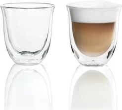 De'Longhi DeLonghi Cappuccino 2er Doppelwandiges Thermoglas -Pokalserie a586d46320137455917bb7316d988c06