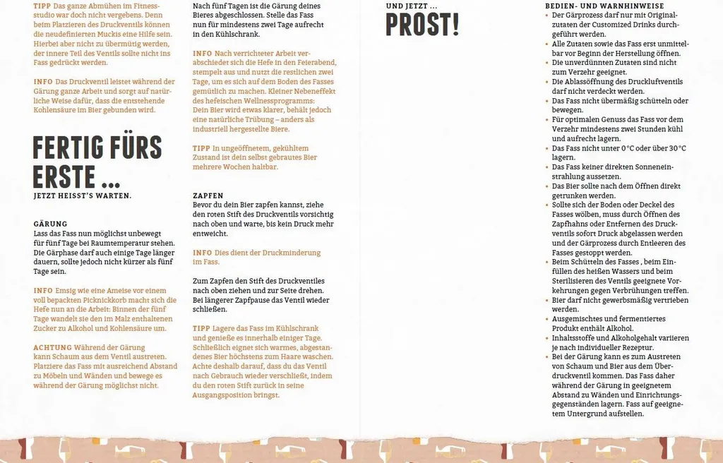 Braufässchen - Das Bierbrauset Zum Selber Brauen / Beer Making Kit / Super Geburtstagsgeschenk, Weihnachtsgeschenk, Männergeschenk Oder Zum Vatertag. "Sorte: India Pale Ale" IPA 5 Braufässchen - Das Bierbrauset Zum Selber Brauen / Beer Making Kit / Super Geburtstagsgeschenk, Weihnachtsgeschenk, Männergeschenk Oder Zum Vatertag. "Sorte: India Pale Ale" IPA – Bild 3