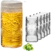 Tiki Gläser Set 6-Teilig Hoch Aus Glas 450ml (max. 500ml) Cocktailgläser Biergläser -Pokalserie aa5a0dbac9d953b98340f87b8ba98ff2