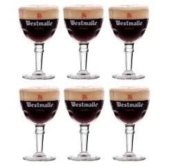 Westmalle Biergläser Trappist 330 Ml - 6 Stück