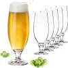 Bierkelche 500ml (max. 580ml) Set 6-Teilig Bierglas Weizengläser Aus Crystalline Glas